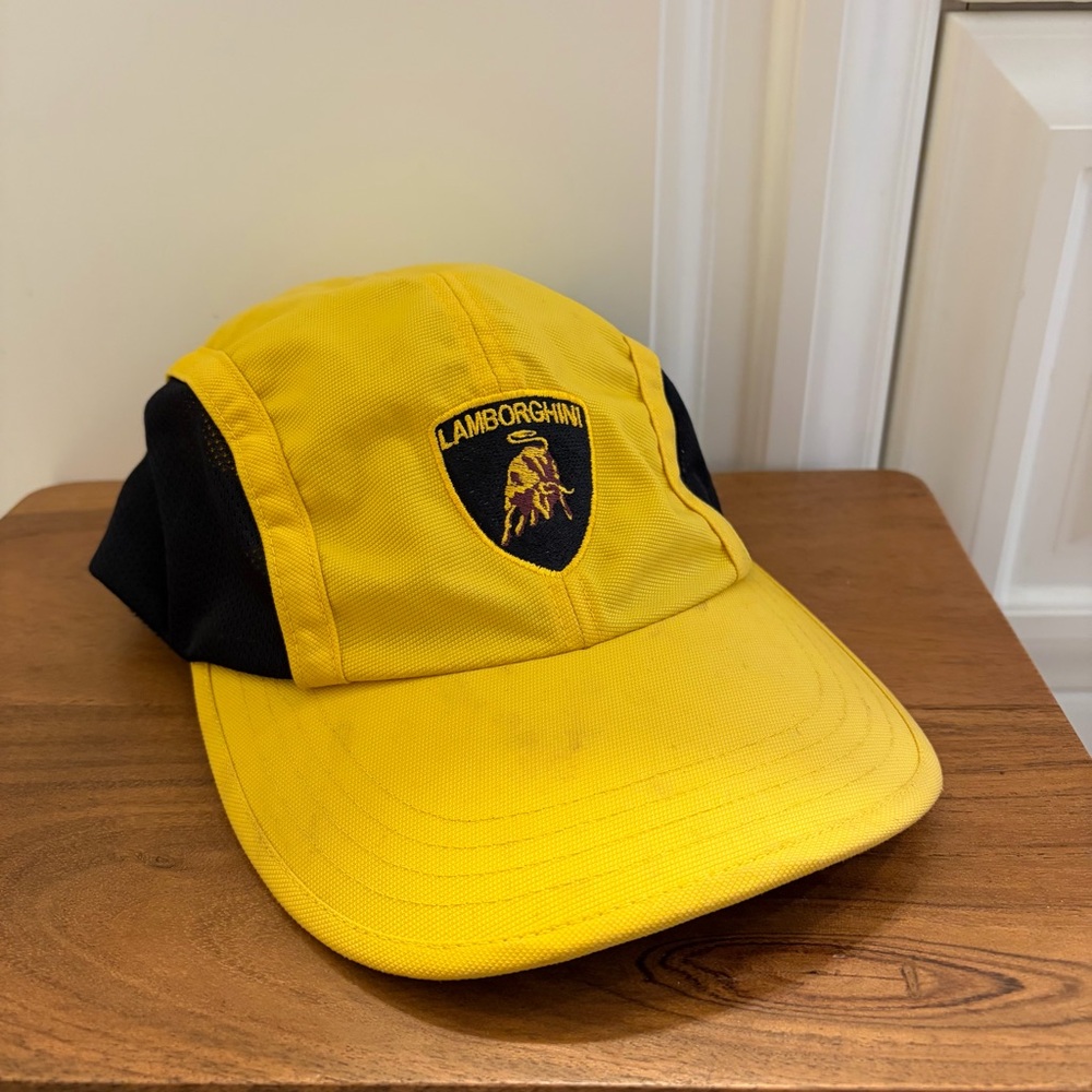 Yellow Lamborghini Ball Cap